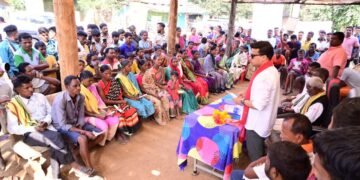 एटापल्ली तालुक्यात अनेक गावात प्रचार सभा कार्यक्रम संपन्न.