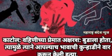 काटोल: वहिणीच्या प्रेमात अक्षरश: बुडाला होता, त्यामुळे त्याने आपल्याच भावाची कुऱ्हाडीने वार करून केली हत्या.