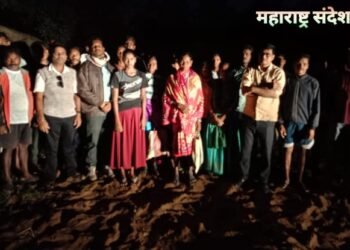 गडचिरोली: एटापल्ली  तालुक्यातील सुरजागड लोह प्रकल्प जवळ असलेल्या एकरा (खुर्द) गाव स्वातंत्र्याच्या इतक्या वर्षांनंतरही पूला पासून वंचित.