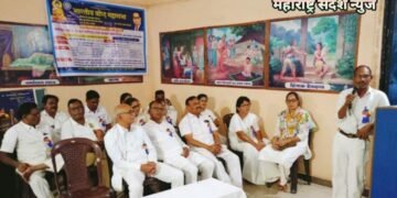 भारतीय बौद्ध महासभा राजुरा तालुका तर्फे धम्म प्रवचन मालिका तथा सत्कार समारोप संपन्न.