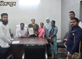 नगरपरिषद शाळांच्या शिक्षण व्यवस्था सुधारेपर्यंत आम्ही सोडणार नाही, आम आदमी पार्टी बल्लारपूर आक्रमक.