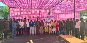 राजाराम खांदला  उपपोलीस स्टेशन येथे भव्य आरोग्य मेळावा संपन्न.