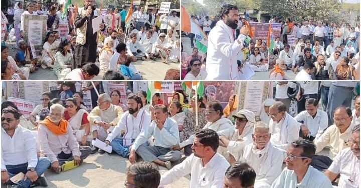 परभणी संविधान शिल्प विटंबना व सोमनाथ सूर्यवंशी हत्या, दिल्लीत शेतकरी आंदोलन, ईव्हीएम विरोधात हिंगणघाट येथे भव्य निषेध मोर्चा.