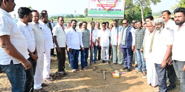 आ.धर्मरावबाबा आत्राम  विकास कामांचा धडाका.