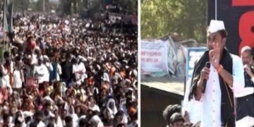 बीड: सरपंच संतोष देशमुख साठी लाखोंचा असंतोष रस्त्यावर!