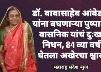 डॉ. बाबासाहेब आंबेडकर यांना बघणाऱ्या पुष्पाबाई वासनिक यांचं दुःखद निधन, 84 व्या वर्षी घेतला अखेरचा श्वास.