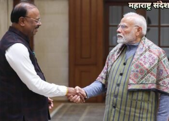 पंतप्रधान नरेंद्र मोदी यांची घेतली चंद्रशेखर बावनकुळे यांनी घेतली भेट !