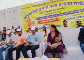 कला व क्रीडा संमेलनामुळे विद्यार्थ्यांच्या कलागुणांना वाव मिळतो : तनुश्रीताई धर्मराव बाबा आत्राम यांचे प्रतिपादन.