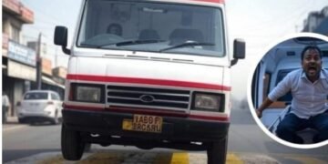 चमत्कारिक घटनाः रुग्णवाहिकेतील मृत घोषित झालेला माणूस स्पीड ब्रेकरच्या धडकेने पुन्हा जिवंत.