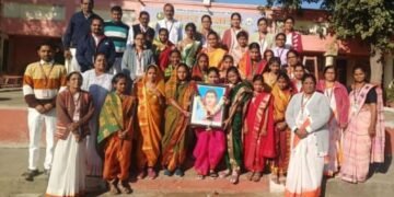 भारत विद्यालय हिंगणघाट येथे क्रांतीज्योती सावित्रीबाई फुले यांच्या जयंतीनिमित्त “महिला मुक्ती दिन व बालिका दिवस” साजरा