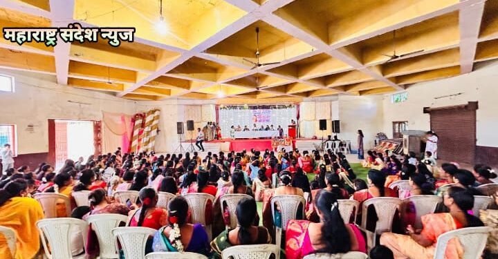 नारीशक्ती वस्ती स्तर संघ, नन्नाशा व खंडोबा वार्ड हिंगणघाट द्वारे क्रांतिज्योती सावित्रीबाई फुले जयंती उत्सव साजरा.