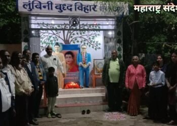 लुंबिनी बुद्ध विहार कळमेश्वर येथे क्रांतीज्योती सावित्रीबाई फुले जयंती उत्साहात साजरी.