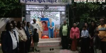 लुंबिनी बुद्ध विहार कळमेश्वर येथे क्रांतीज्योती सावित्रीबाई फुले जयंती उत्साहात साजरी.