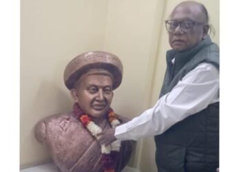 नागपूर येथील पत्रकार भवनात पत्रकार दिना निमित्त बाळशास्त्री जांभेकरांना यांना करण्यात आले अभिवादन.