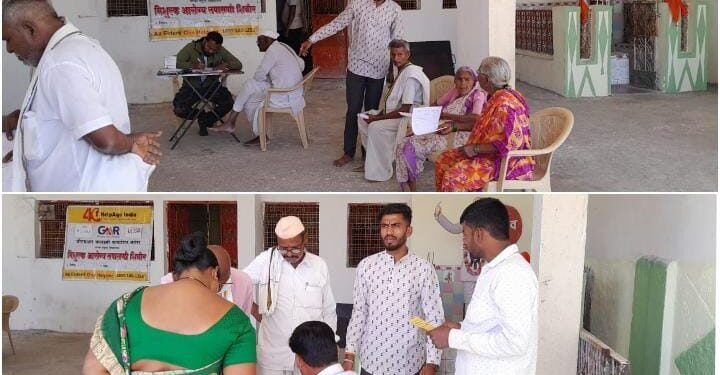 जळका येथे मोफत आरोग्य तपासणी शिबिराच्या माध्यमातून गरजूंना मोफत आरोग्य सेवा.