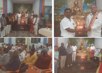 बौद्ध धम्म संस्कार संघ श्रावस्ती विहार सांगलीच्या वतीने माता सावित्रीमाई फुले यांची 194 वी जयंती साजरी.