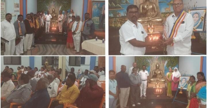 बौद्ध धम्म संस्कार संघ श्रावस्ती विहार सांगलीच्या वतीने माता सावित्रीमाई फुले यांची 194 वी जयंती साजरी.