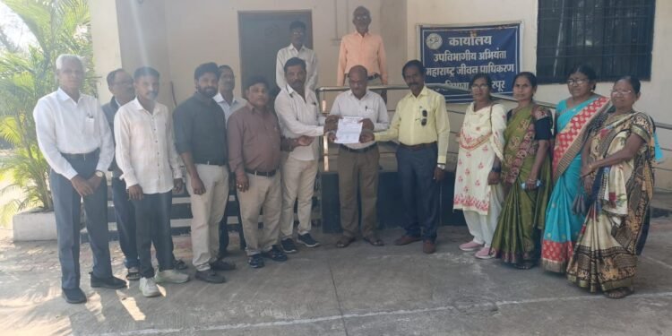 24 तास पाणी द्या अन्यथा मीटर सिस्टम बंद करा महाराष्ट्र जीवन प्राधिकरणला वंचित बहुजन आघाडीची मागणी.