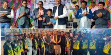 कोरपणा तालुक्यातील मौजा स्मार्ट ग्राम बिबी येथे दोन दिवसीय प्रो- कबड्डी सामन्याचे आयोजन.