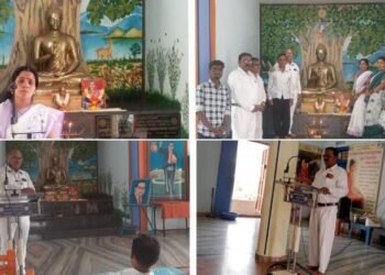 बौद्ध धम्म संस्कार संघ श्रावस्ती बौध्द विहार सांगली येथे राष्ट्रमाता जिजाऊ जयंती उत्साहात साजरी.