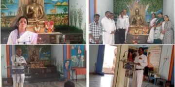 बौद्ध धम्म संस्कार संघ श्रावस्ती बौध्द विहार सांगली येथे राष्ट्रमाता जिजाऊ जयंती उत्साहात साजरी.