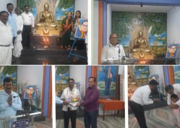 बौद्ध धम्म संस्कार संघ श्रावस्ती विहार सांगली मराठवाडा विद्यापीठाच्या नामविस्तार दिनानिमित्त व शहीद झालेल्या शहिदांना भावपूर्ण श्रद्धांजली.