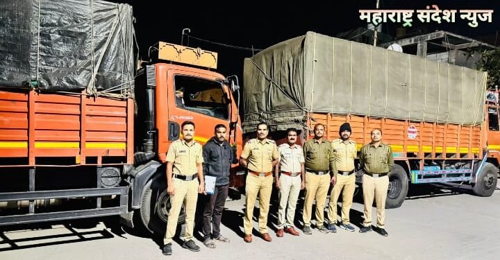परतूर पोलिसांची मोठी करवाई, कत्तलीसाठी नेत असलेले गोवंशानी भरलेले 2 आयशर टेम्पो  पकडले, 20 लाखाचा मुद्देमाल जप्त.