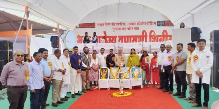 लॉयडस् काली अम्माल मेमोरियल हॉस्पीटल तर्फे भव्य आरोग्य तपासणी शिबिर.