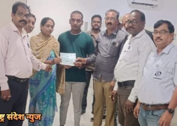 हिंगणघाट शहरातील गिमाटेक्स वणी युनिटच्या कामगारांकडून मृत कामगाराच्या कुटुंबांना मदतीचा हात.