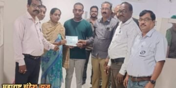 हिंगणघाट शहरातील गिमाटेक्स वणी युनिटच्या कामगारांकडून मृत कामगाराच्या कुटुंबांना मदतीचा हात.