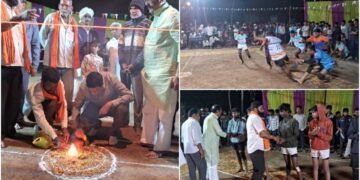 समुद्रपूर तालुक्यातील डोंगरगाव येथे जय बजरंग स्पोटी क्लब द्वारा आयोजित दोन दिवसीय कबड्डी स्पर्धा संपन्न.