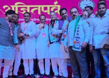 अजित पवार यांच्या उपस्थितीत शिर्डीत आयोजित मेळाव्यात सहकार नेते सुधीर कोठारी यांच्यासह अनेकांनी केला राष्ट्रवादी प्रवेश.