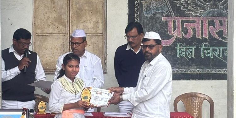 जनता हायस्कूल (डेपो शाखा) बल्लारपूर येथे प्रजासत्ताक दिवस साजरा.