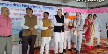 हिंगणघाट: नारायण सेवा मित्र परिवाराच्या सामाजिक सभागृहाचे आ. समिर कुणावार यांचे हस्ते भूमीपूजन संपन्न.