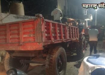 आनंदवाडी गांवामध्ये वाळु माफियाचा हैदोस, गावातील नदीपात्रामधून अवैध वाळू उपसा जोरात सुरू.