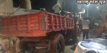 आनंदवाडी गांवामध्ये वाळु माफियाचा हैदोस, गावातील नदीपात्रामधून अवैध वाळू उपसा जोरात सुरू.