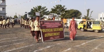 मातोश्री आशाताईं कुणावार महिला महाविद्यालय हिंगणघाट येथे मतदार जनजागृती रॅली चे आयोजन.