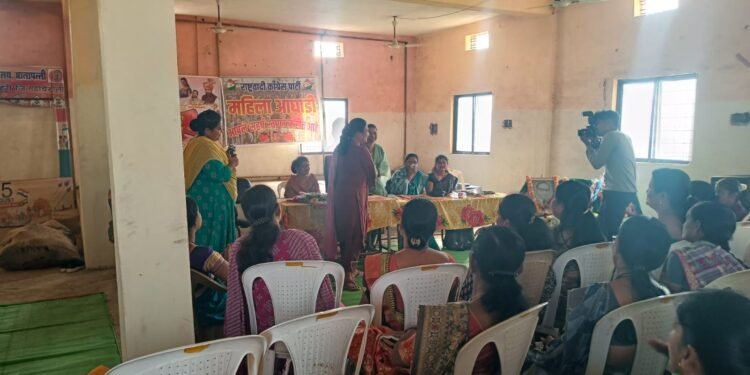 समाजात विधवा महिलांनाही सन्मान मिळाला पाहिजे :- सिनेट सदस्या तनुश्रीताई धर्मराव बाबा आत्राम यांचे आलापल्ली येथे प्रतिपादन.