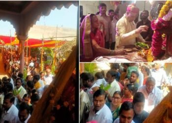 विदर्भाची पंढरी श्रीक्षेञ धापेवाड्यात रंगला वसंत पंचमी उत्सव, 334 वर्षांची परंपरा जपत आहे भावीक.