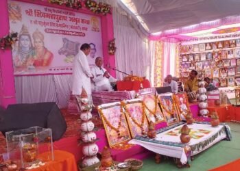 श्री.प्रभू विश्वकर्मा जयंती उत्सवा निमित्त सावनेर येते शिवमहापुराण अमृत कथेला सुरुवात.