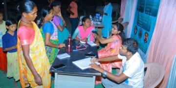 दोन दिवसीय वैद्यकीय शिबिराचा पहिला दिवस देचलीपेठा येथे उत्तम प्रकारे पार पडला.