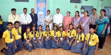 इन्फंट काँन्व्हेंट राजुरा येथे दुसऱ्यांदा विद्यार्थ्यां मार्फत रोबोट शिक्षण प्रणालीचे सादरीकरण.