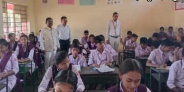 हिंगणघाट तालुक्यात संस्कृती ज्ञान परीक्षा उत्साहात, 5000 पेक्षा जास्त विद्यार्थ्याचा व 30 शाळांनी घेतला सहभाग.