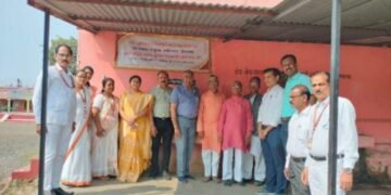 अभियंता राम देशपांडे यांच्या कडुन भारत विद्यालय हिंगणघाट ला वाटर कुलर भेट.