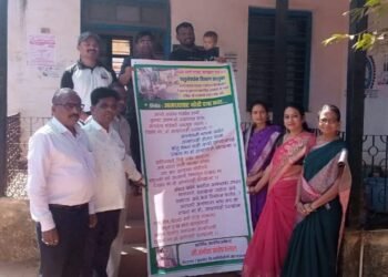 सामाजिक कार्यकर्त्या संगीता ठलाल यांनी आपल्या   वाढदिवस निमित्ताने पशुवैद्यकीय कार्यालयाला कवितादान.