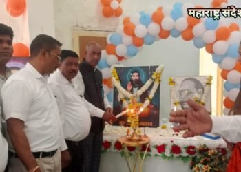 सावनेर येथे संत शिरोमणी गुरु रविदास महाराज जयंती उत्सवात साजरी.