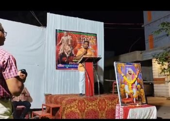 बल्लारपूर शहारत ठीक ठिकाणी राजे छत्रपती शिवाजी महाराजांची 395 जयंती साजरी.