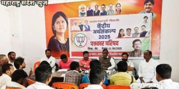 बीड येथे भाजपाची अर्थसंकल्प पत्रकार परिषद संपन्न, आत्मनिर्भरतेतून ‘विकसित भारत’कडे नेणारा अर्थसंकल्प.