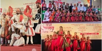 संदीप चिचाटे निर्मित महाराष्ट्राच्या लोकधाराने गाजविला ग्रंथोत्सव, स्थानिक 65 कलाकारांचे उत्कृष्ट सादरीकरण.