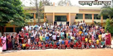 राजुरा येथील इन्फंट कॉन्व्हेंट येथे फॅमिली फंडे कार्यक्रमाचे आयोजन.